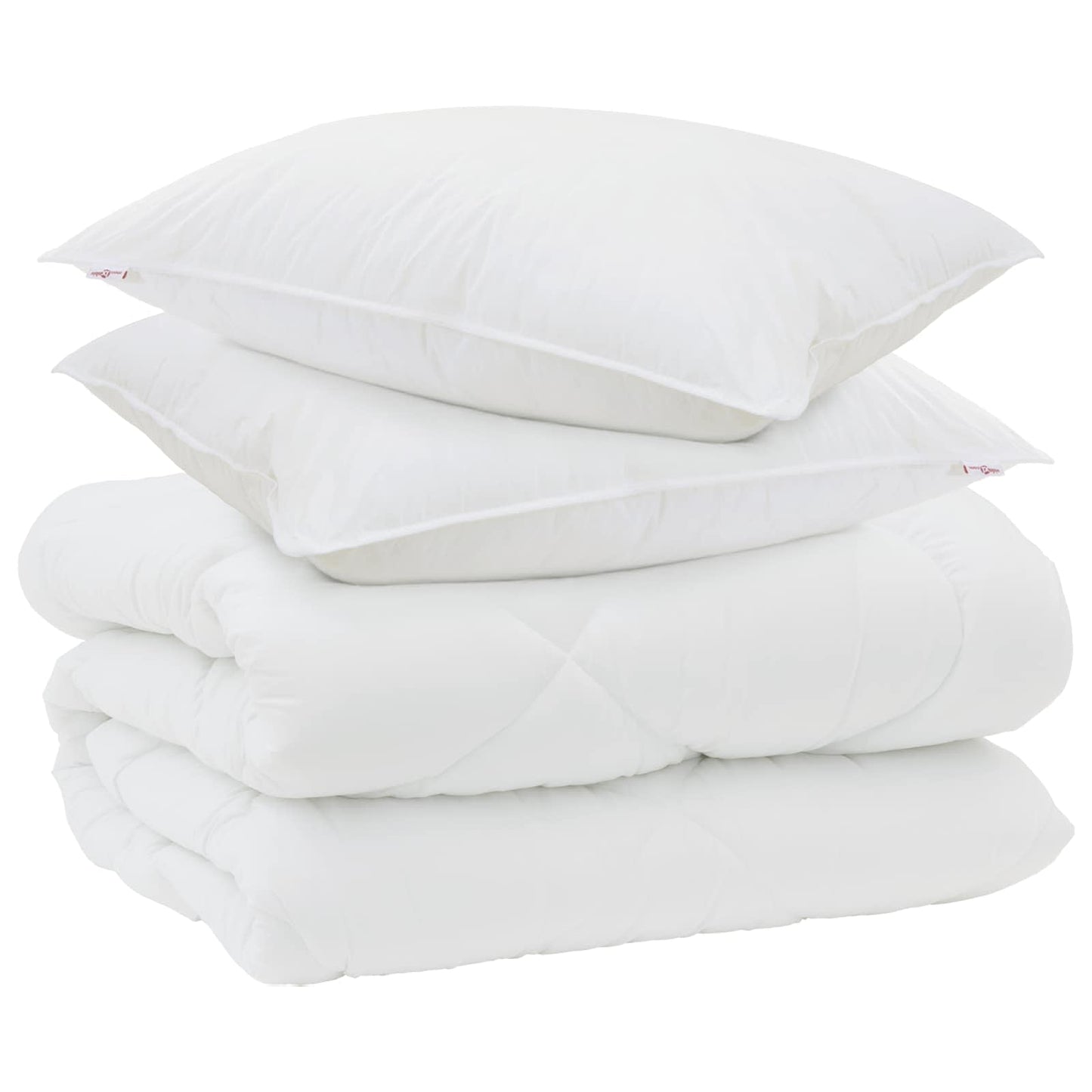 Vinter dyne med pude 3 stk. Hvid Microfiber
