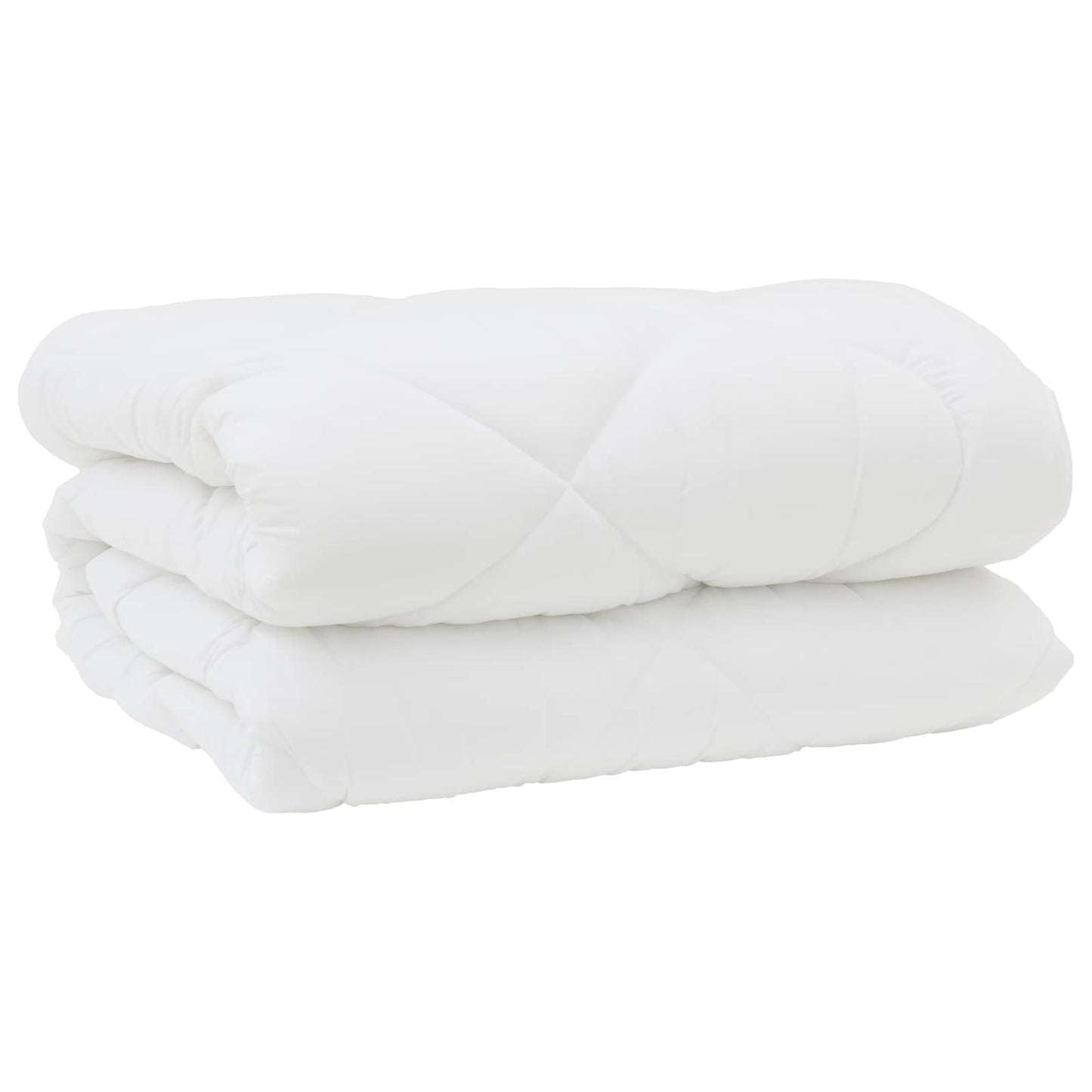 Dyne med puder med pude 3 stk. Hvid Mikrofiber og Dunfjer