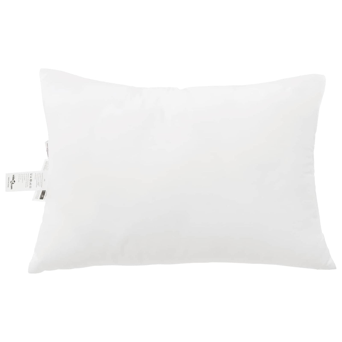 Dyne med puder med pude 3 stk. Hvid Mikrofiber og Dunfjer