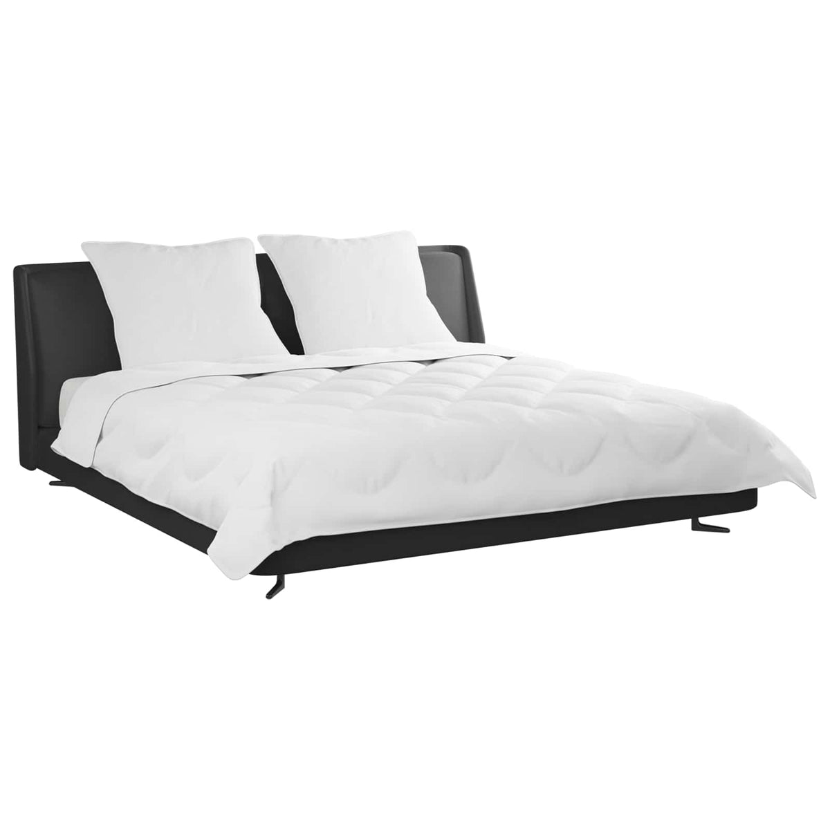 Dynebetræk Sæt med pude 3 stk. Hvid Microfiber
