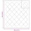 Dyne med puder med pude 3 stk. Hvid Microfiber