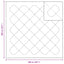 Dyne med pude 3 stk. Hvid Mikrofiber