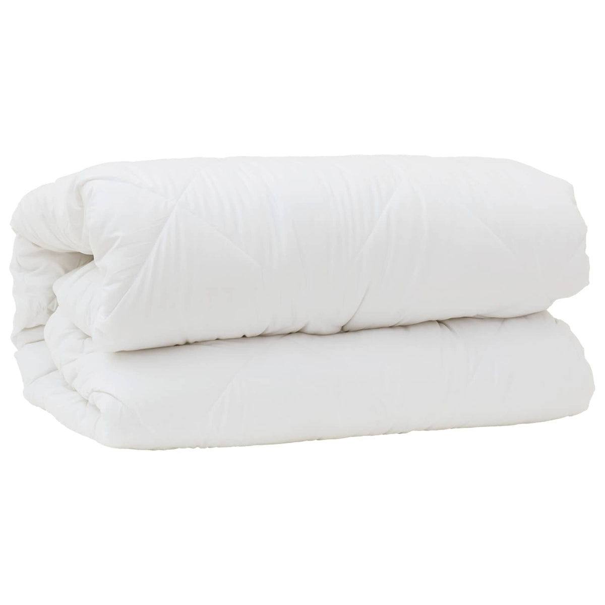 Dyne med pude 3 stk. Hvid Mikrofiber