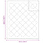 Dyne med pude 3 stk. Hvid Mikrofiber