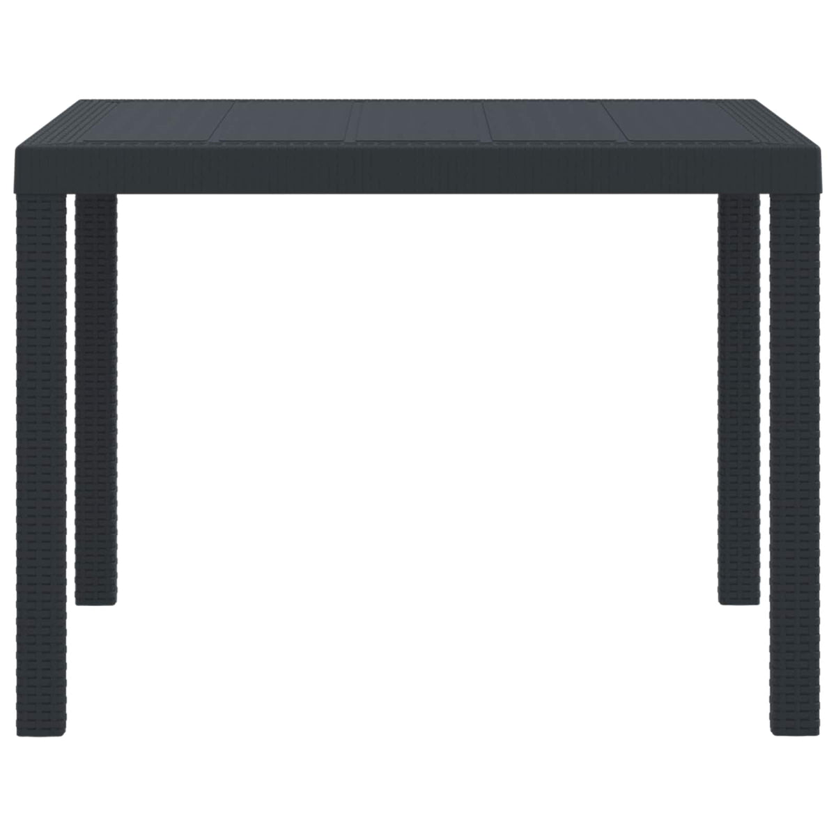 Havemøbel Bord Antracit 100 x 100 x 73 cm polyrattan