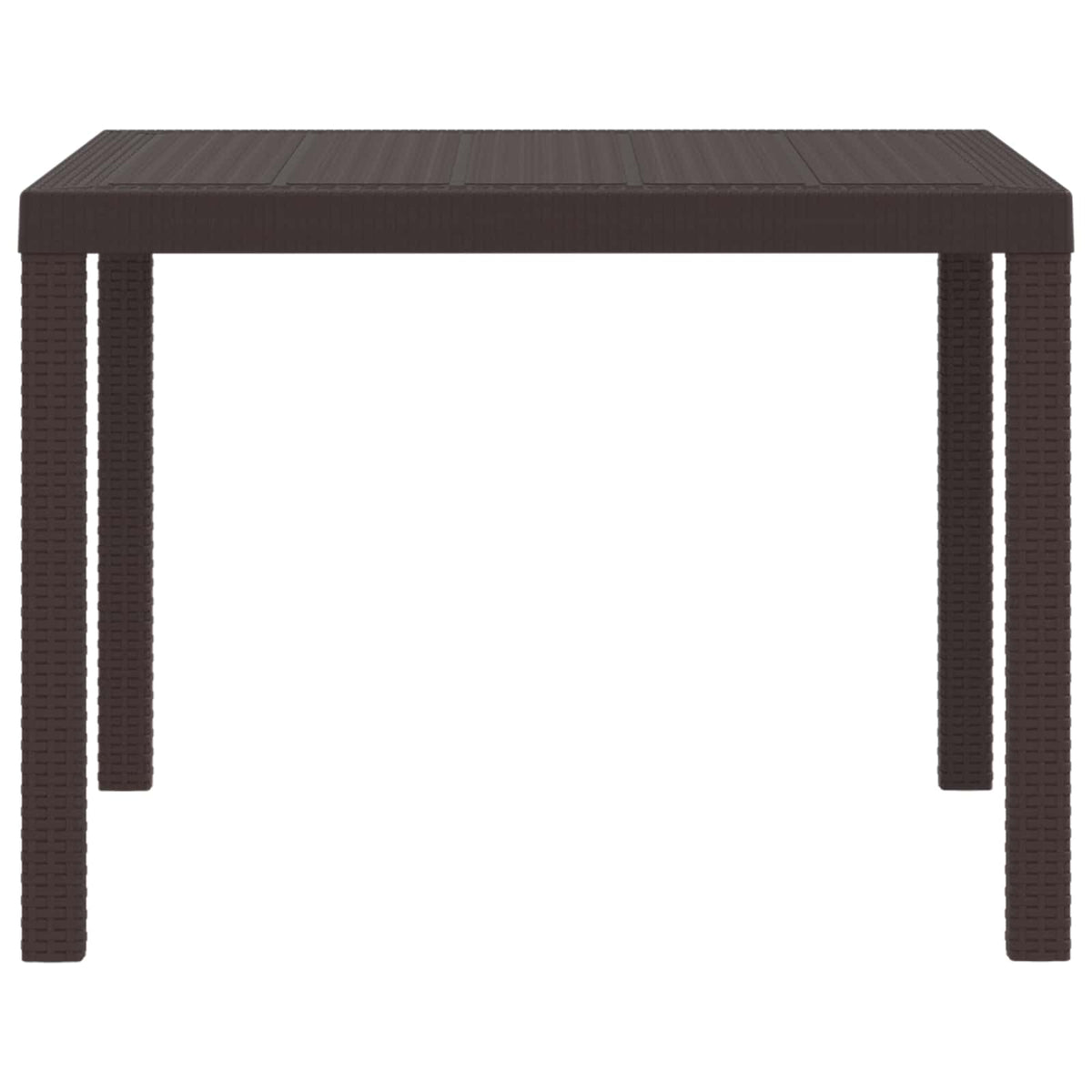 Havemøbel Bord Brun 100 x 100 x 73 cm polyrattan