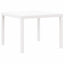Havemøbel Bord Hvid 100 x 100 x 73 cm polyrattan
