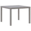 Havemøbel Bord Lysegrå 100 x 100 x 73 cm polyrattan