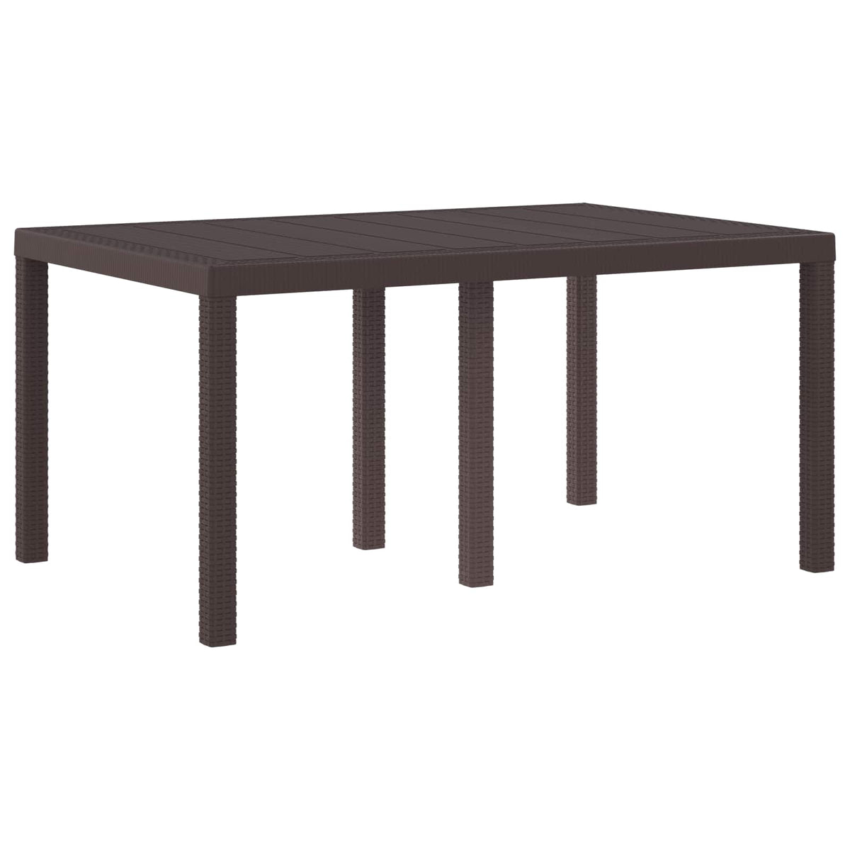 Havemøbel Bord Brun 150 x 100 x 73 cm polyrattan