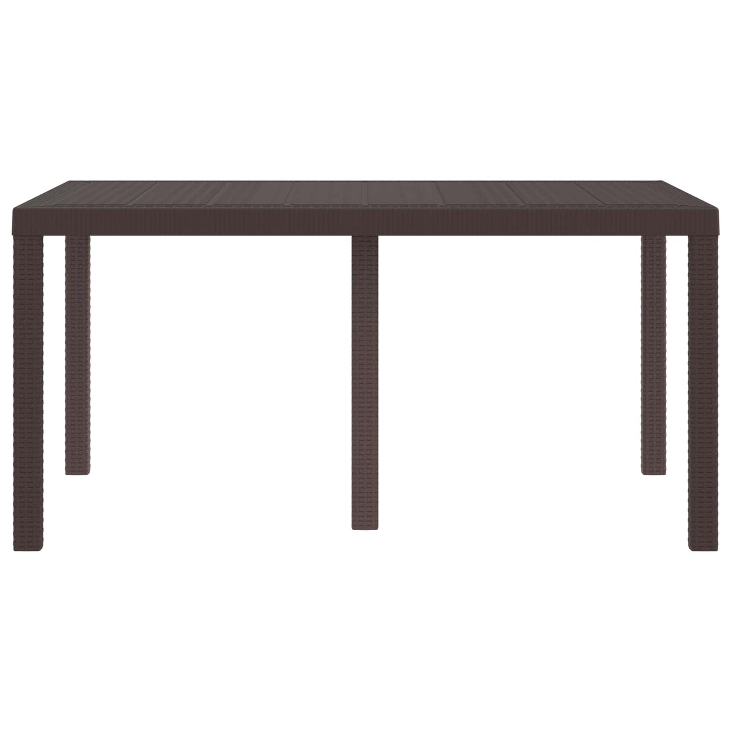 Havemøbel Bord Brun 150 x 100 x 73 cm polyrattan