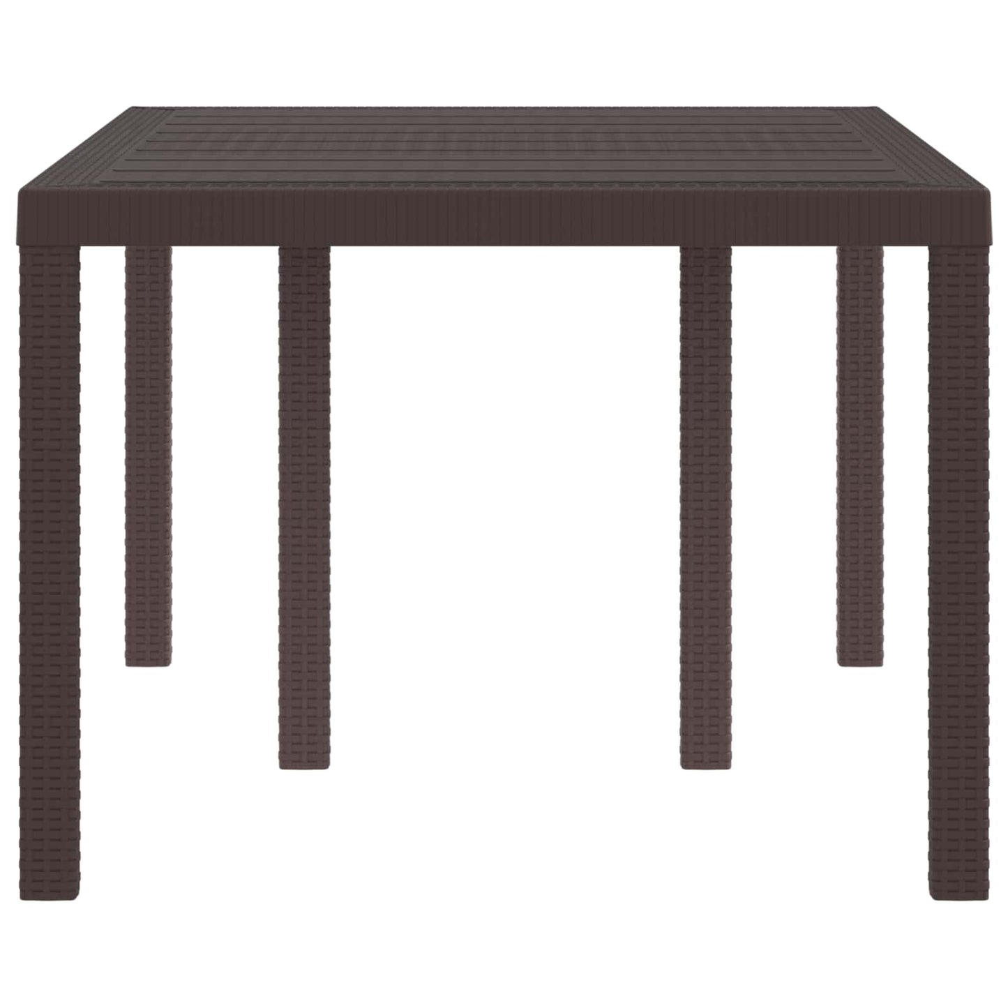 Havemøbel Bord Brun 150 x 100 x 73 cm polyrattan