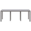 Havemøbel Bord Lysegrå 200 x 100 x 73 cm polyrattan