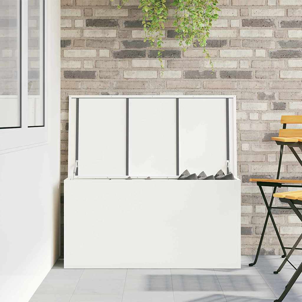 Have opbevaringspude kasse Galvaniseret stål 100 x 50,5 x 50 cm