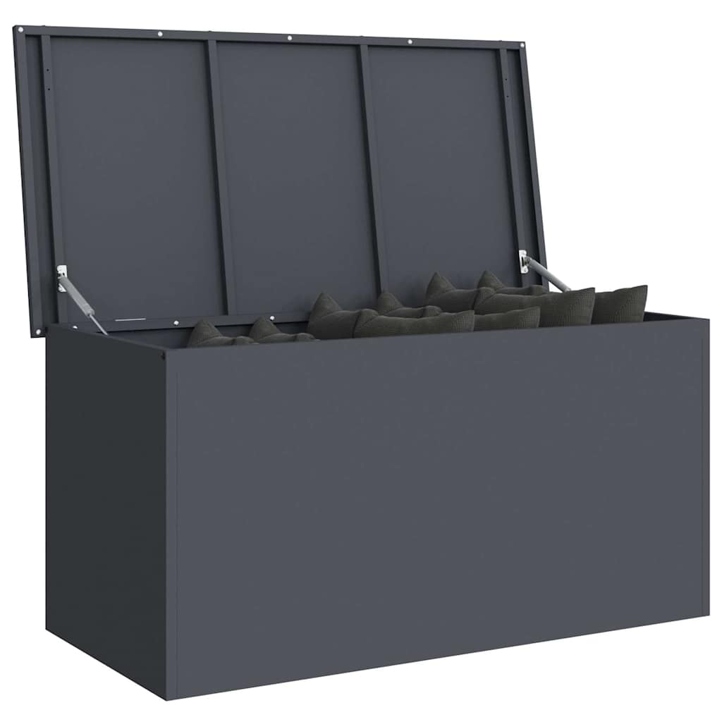 Have opbevaringspude kasse Galvaniseret stål 100 x 50,5 x 50 cm