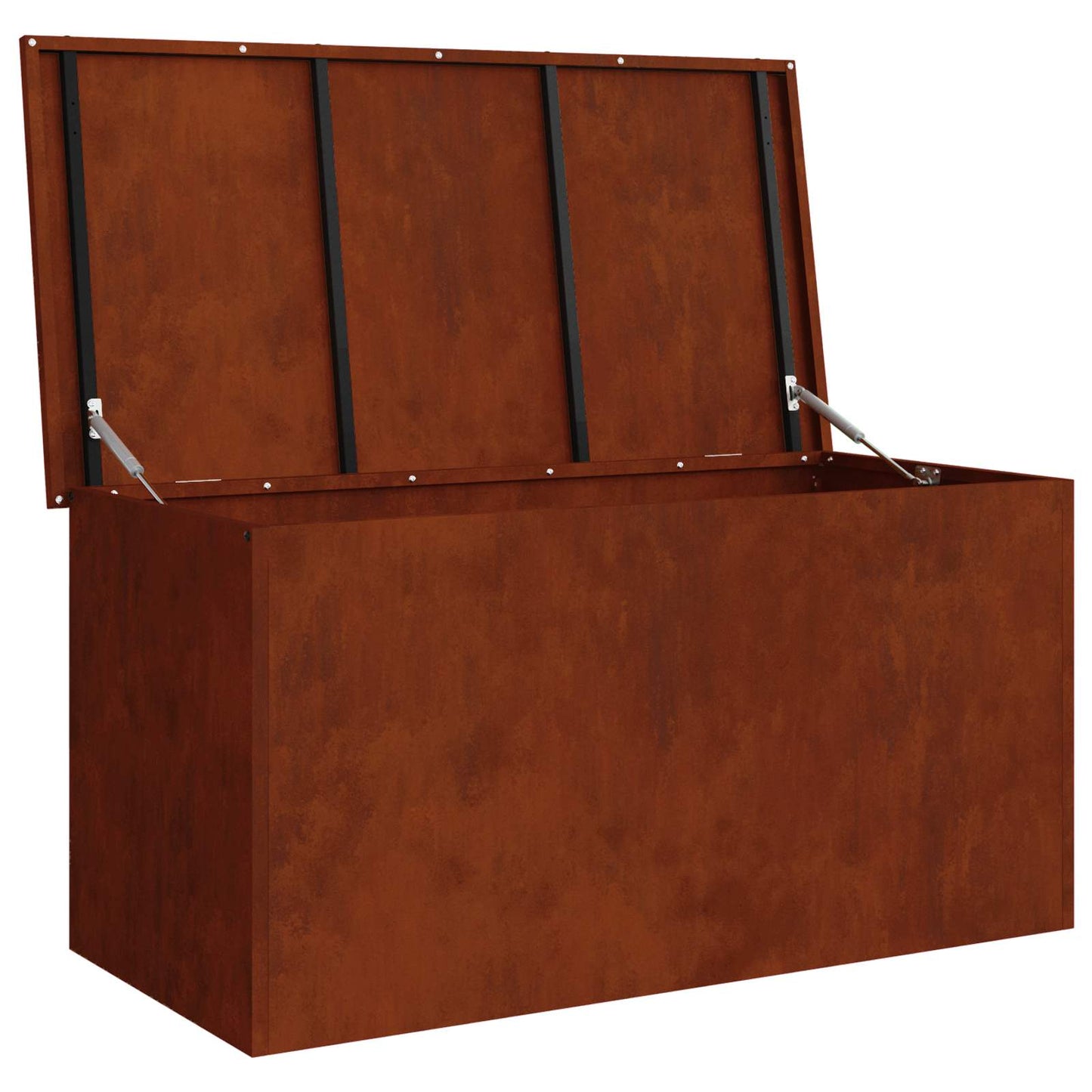 Have opbevaringspude kasse Galvaniseret stål 100 x 50,5 x 50 cm