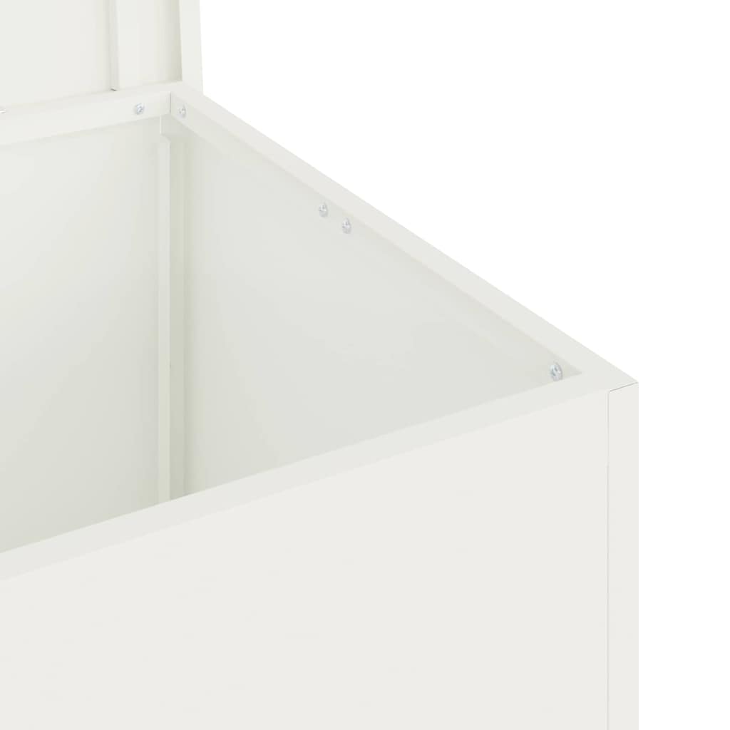 Have opbevaringspude kasse Galvaniseret stål 80 x 50,5 x 50 cm