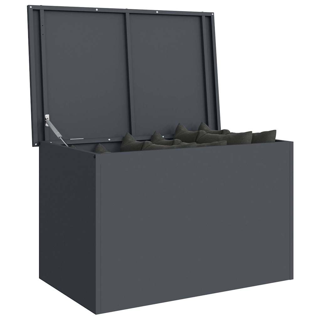 Have opbevaringspude kasse Galvaniseret stål 80 x 50,5 x 50 cm