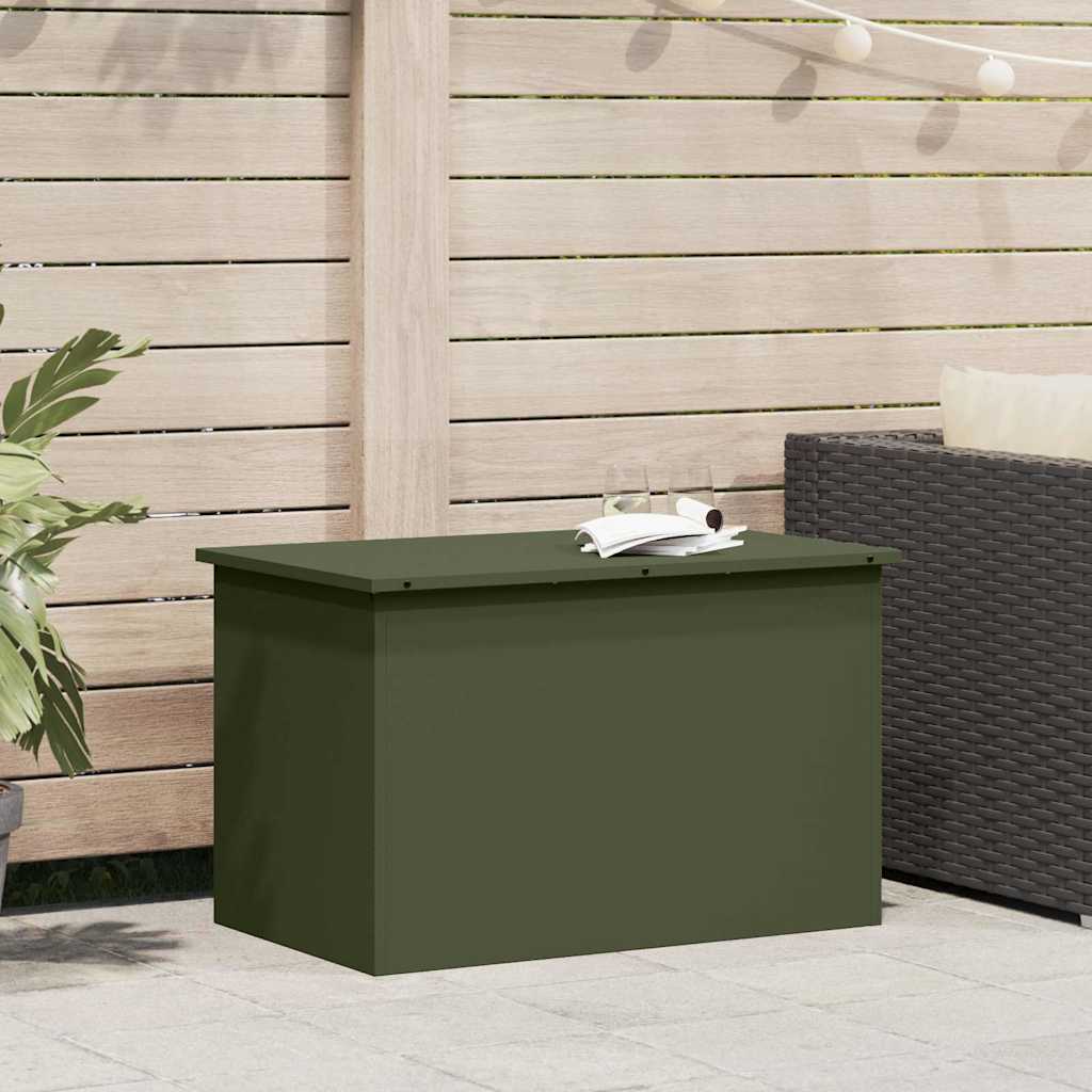Have opbevaringspude kasse Galvaniseret stål 80 x 50,5 x 50 cm