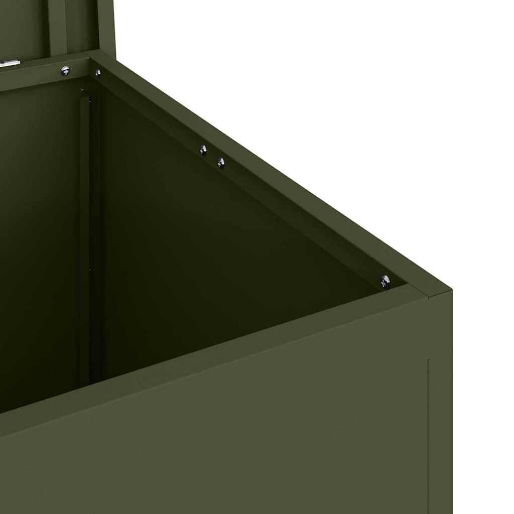 Have opbevaringspude kasse Galvaniseret stål 55 x 50,5 x 50 cm