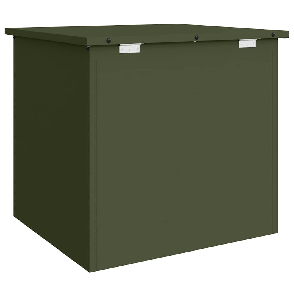 Have opbevaringspude kasse Galvaniseret stål 55 x 50,5 x 50 cm