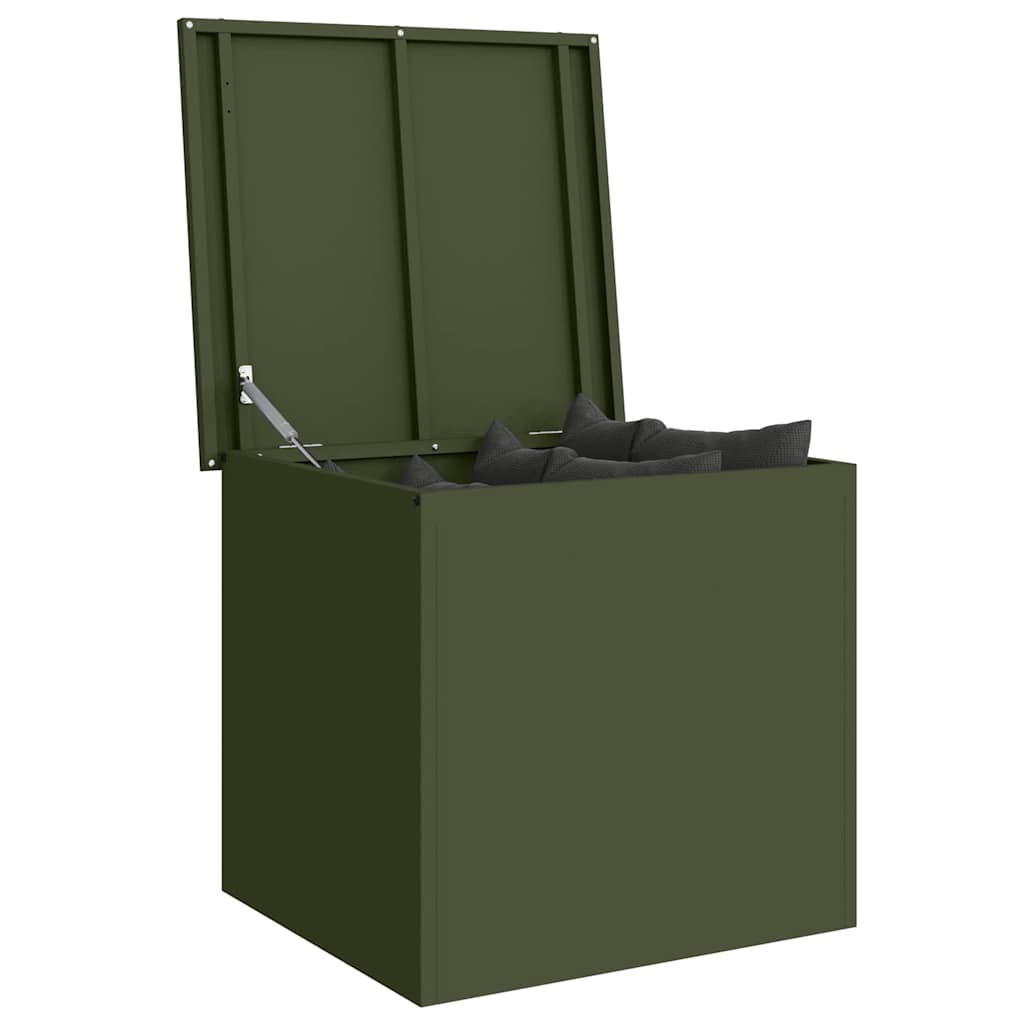 Have opbevaringspude kasse Galvaniseret stål 55 x 50,5 x 50 cm