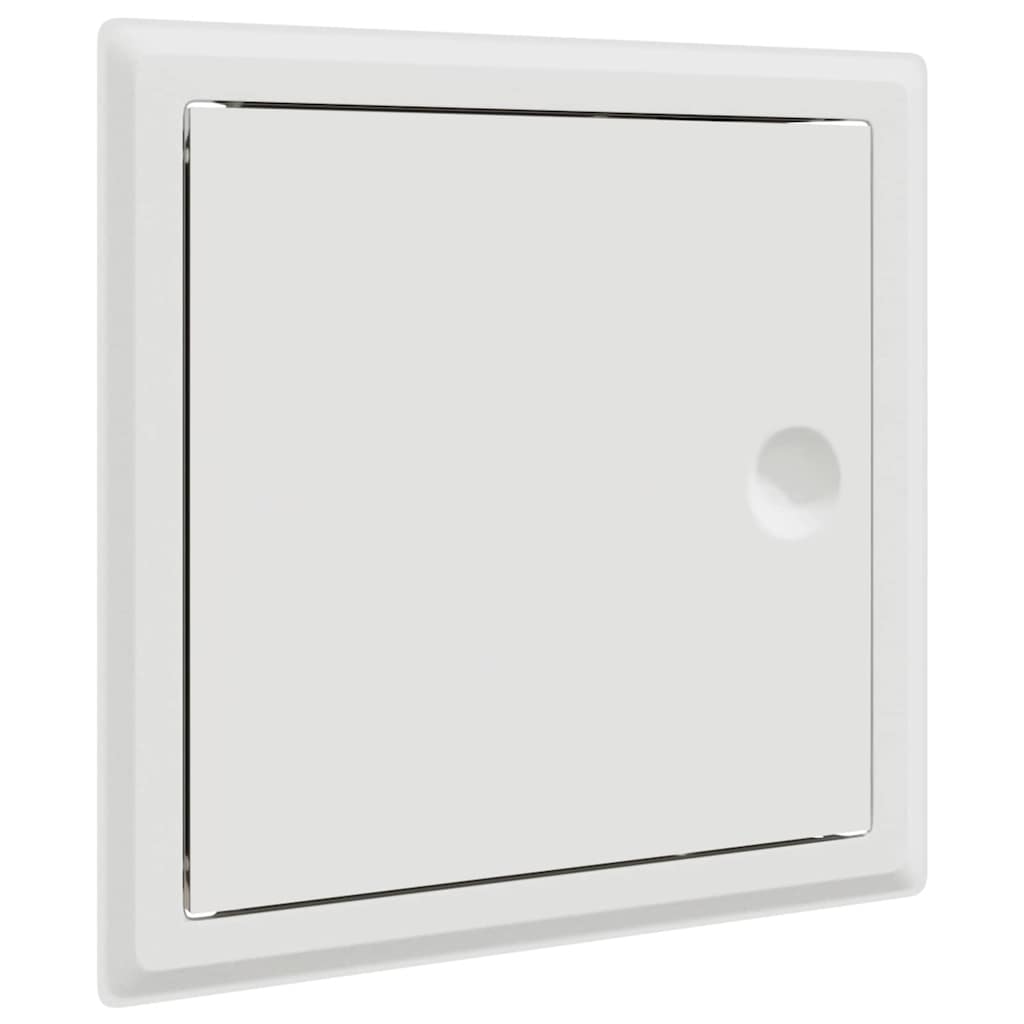 Adgangspanel 2 stk. Hvid 23 x 23 x 3 cm Stål