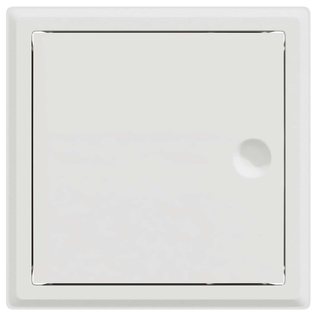 Adgangspanel 2 stk. Hvid 23 x 23 x 3 cm Stål