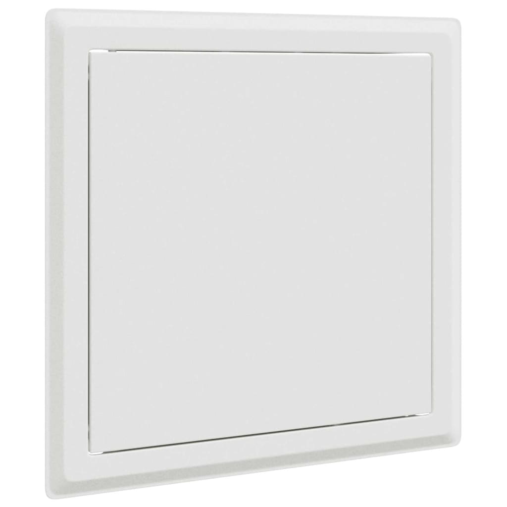 Adgangspanel 2 stk. Hvid 23 x 23 x 3 cm Stål