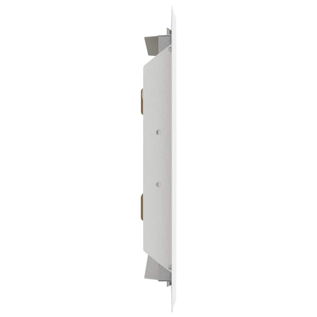 Adgangspanel 2 stk. Hvid 23 x 23 x 3 cm Stål