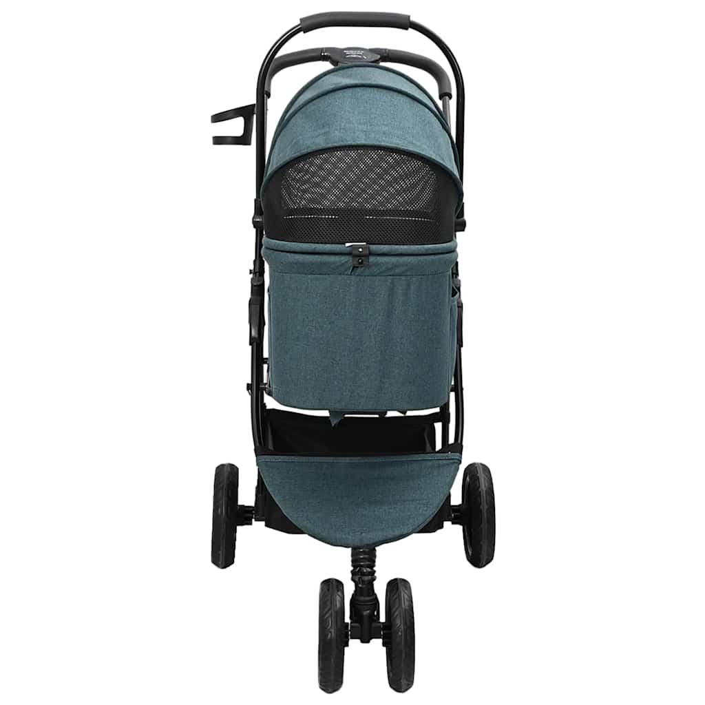 Sammenklappelig kæledyrsvogn Grøn 78 x 54 x 101 cm Polyester