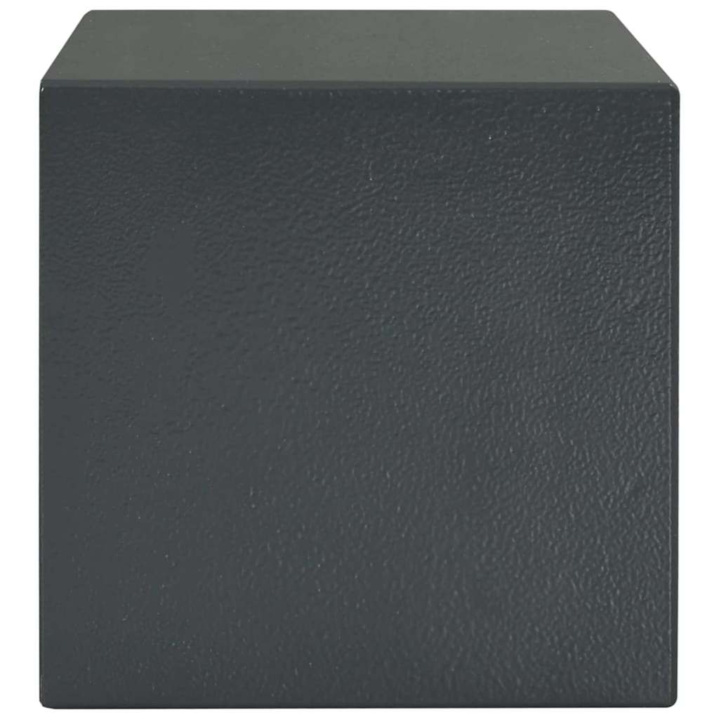 Skab med lås Mørkegrå 23 x 17 x 17 cm Stål
