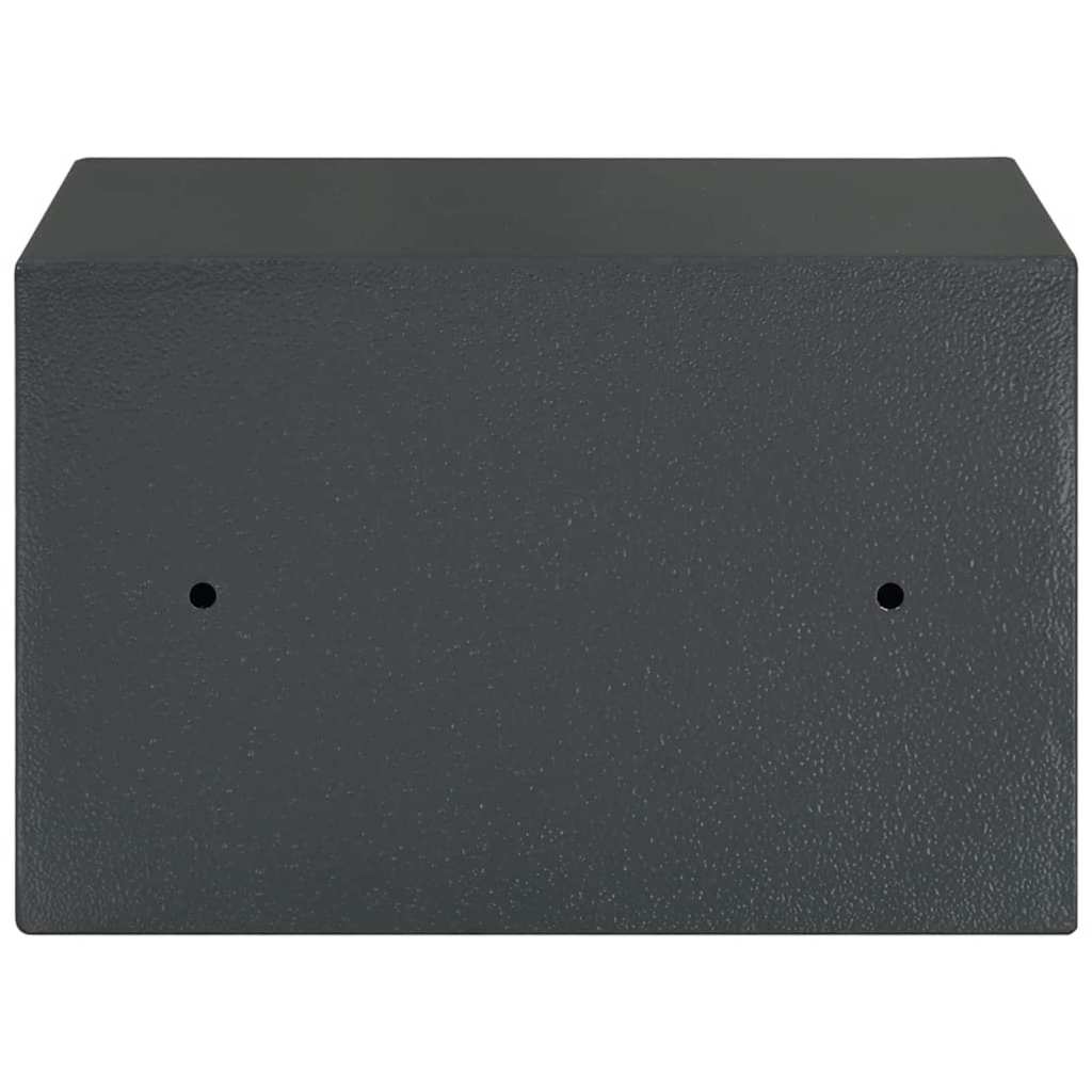 Skab med lås Mørkegrå 31 x 20 x 20 cm Stål