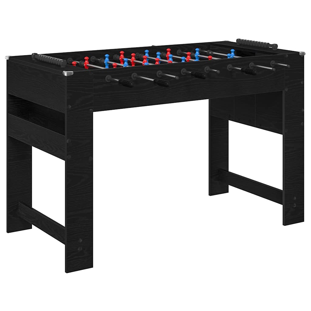 Fodboldbord Sort Eg 125 x 60,5 x 80 cm Konstrueret træ