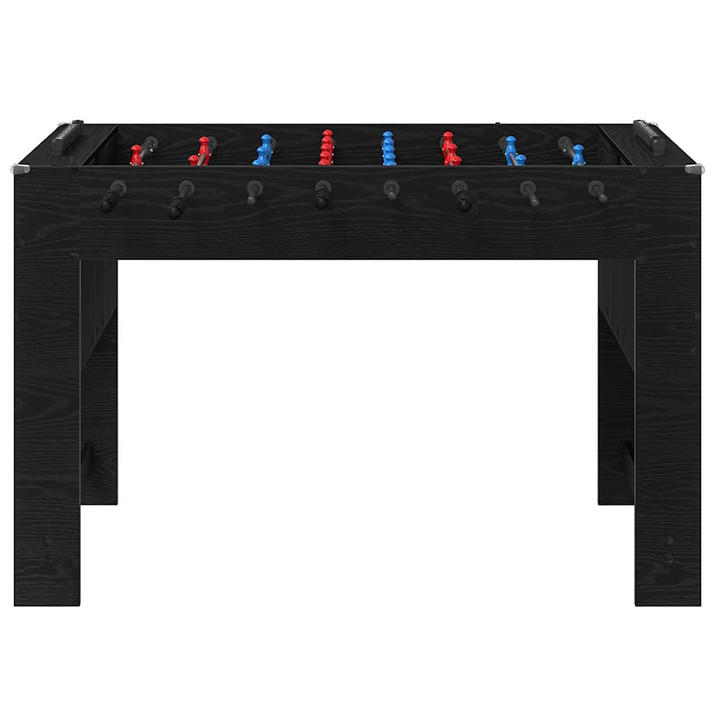 Fodboldbord Sort Eg 125 x 60,5 x 80 cm Konstrueret træ
