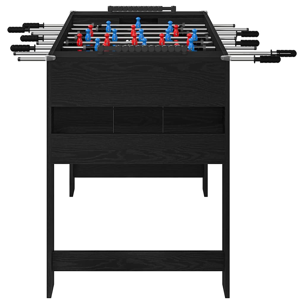 Fodboldbord Sort Eg 125 x 60,5 x 80 cm Konstrueret træ