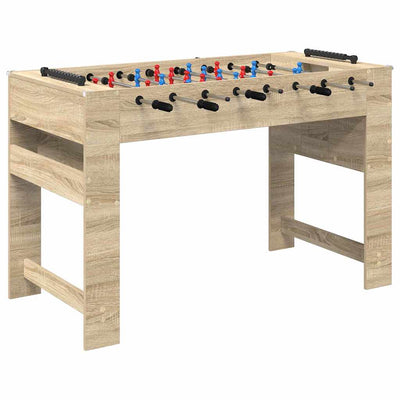 Fodboldbord Sonoma eg 125 x 60,5 x 80 cm Konstrueret træ