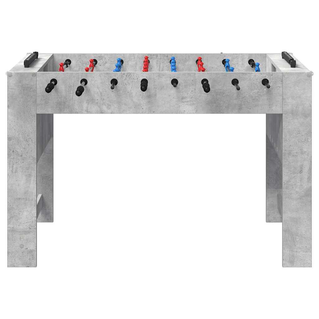 Fodboldbord BetonGrå 125 x 60,5 x 80 cm Konstrueret træ