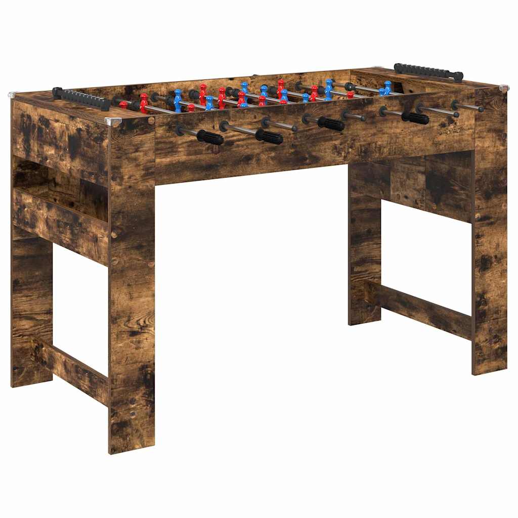 Fodboldbord Røget Eg 125 x 60,5 x 80 cm Konstrueret træ