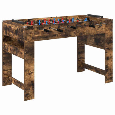 Fodboldbord Røget Eg 125 x 60,5 x 80 cm Konstrueret træ