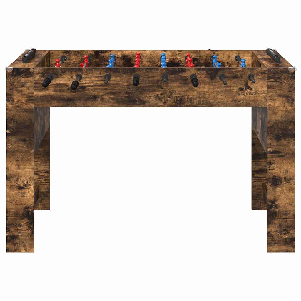 Fodboldbord Røget Eg 125 x 60,5 x 80 cm Konstrueret træ