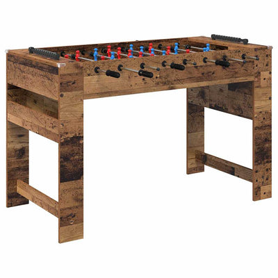 Fodboldbord Gammelt træ 125 x 60,5 x 80 cm Konstrueret træ
