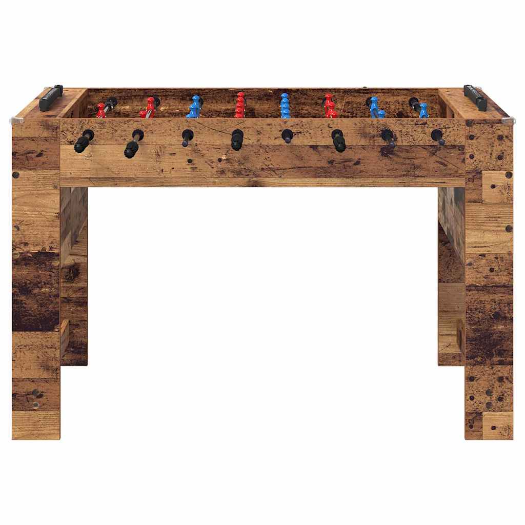 Fodboldbord Gammelt træ 125 x 60,5 x 80 cm Konstrueret træ
