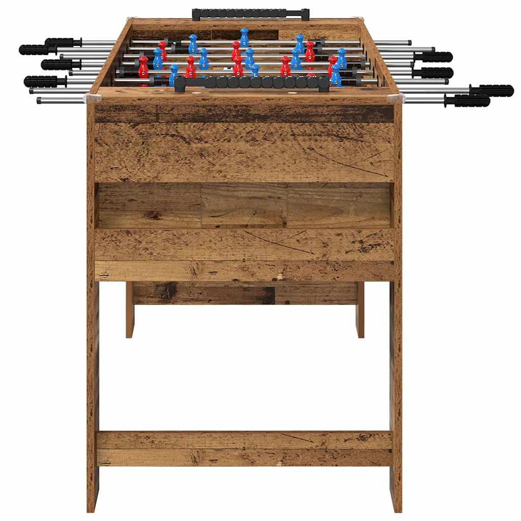 Fodboldbord Gammelt træ 125 x 60,5 x 80 cm Konstrueret træ