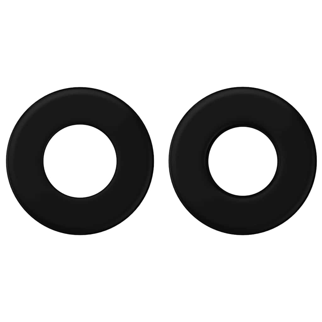 Fodboldbord Stopper 10 stk. Sort 3 x 3 x 1,4 cm HIPS