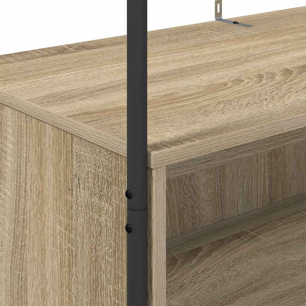 Tøjstativ Brun eg 100 x 44 x 160 cm Konstrueret træ