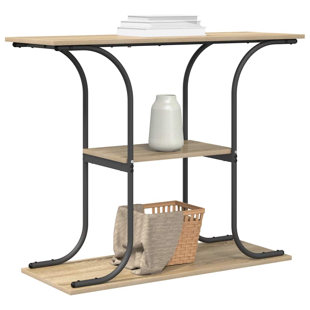 Konsolbord Sonoma eg 101 x 35 x 80,5 cm Konstrueret træ