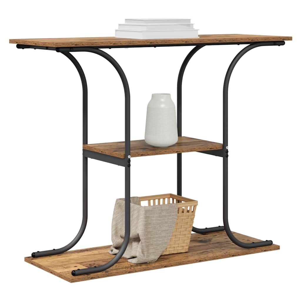 Konsolbord Gammelt træ 101 x 35 x 80,5 cm Konstrueret træ
