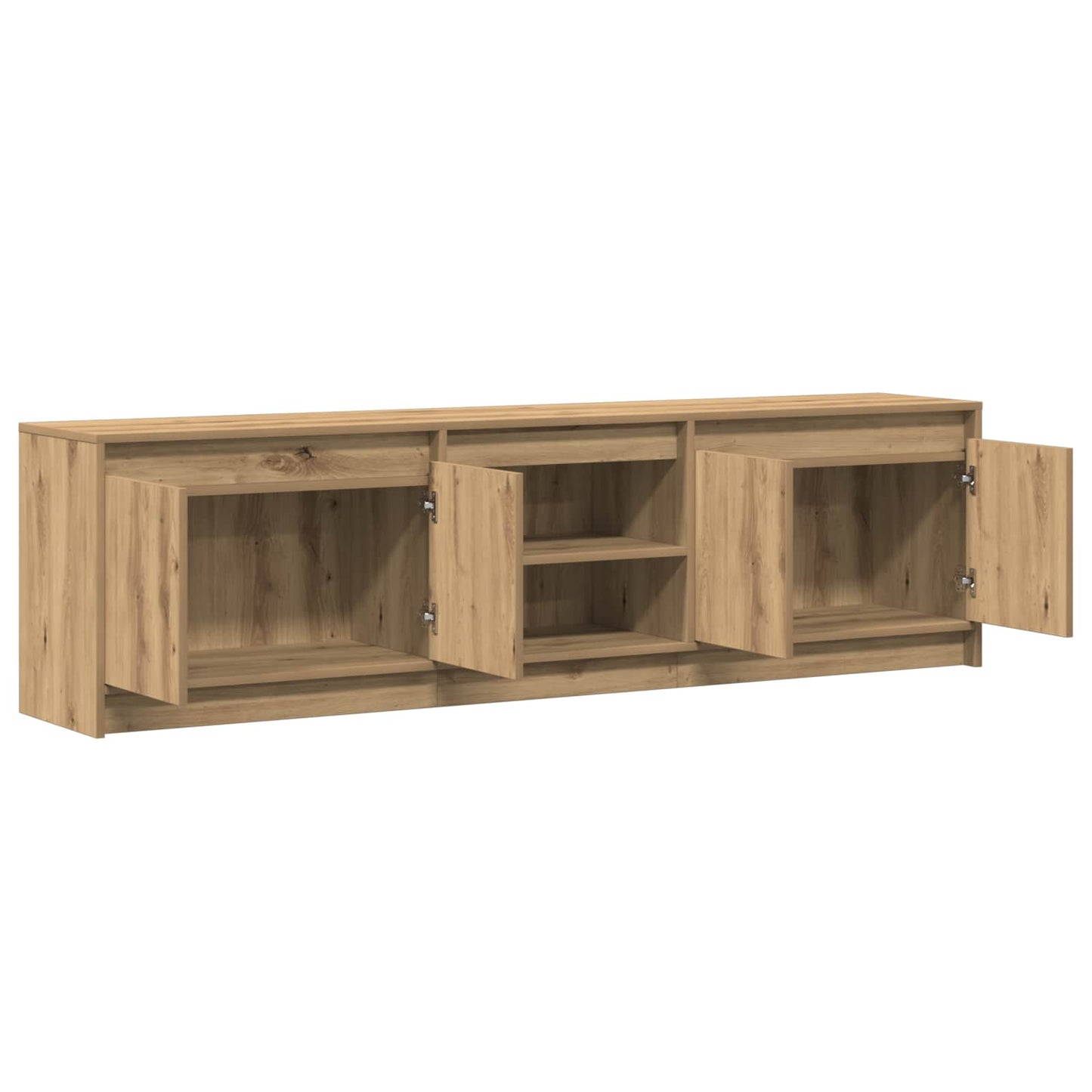 TV Enheder 180 x 34 x 50 cm Brun Konstrueret træ
