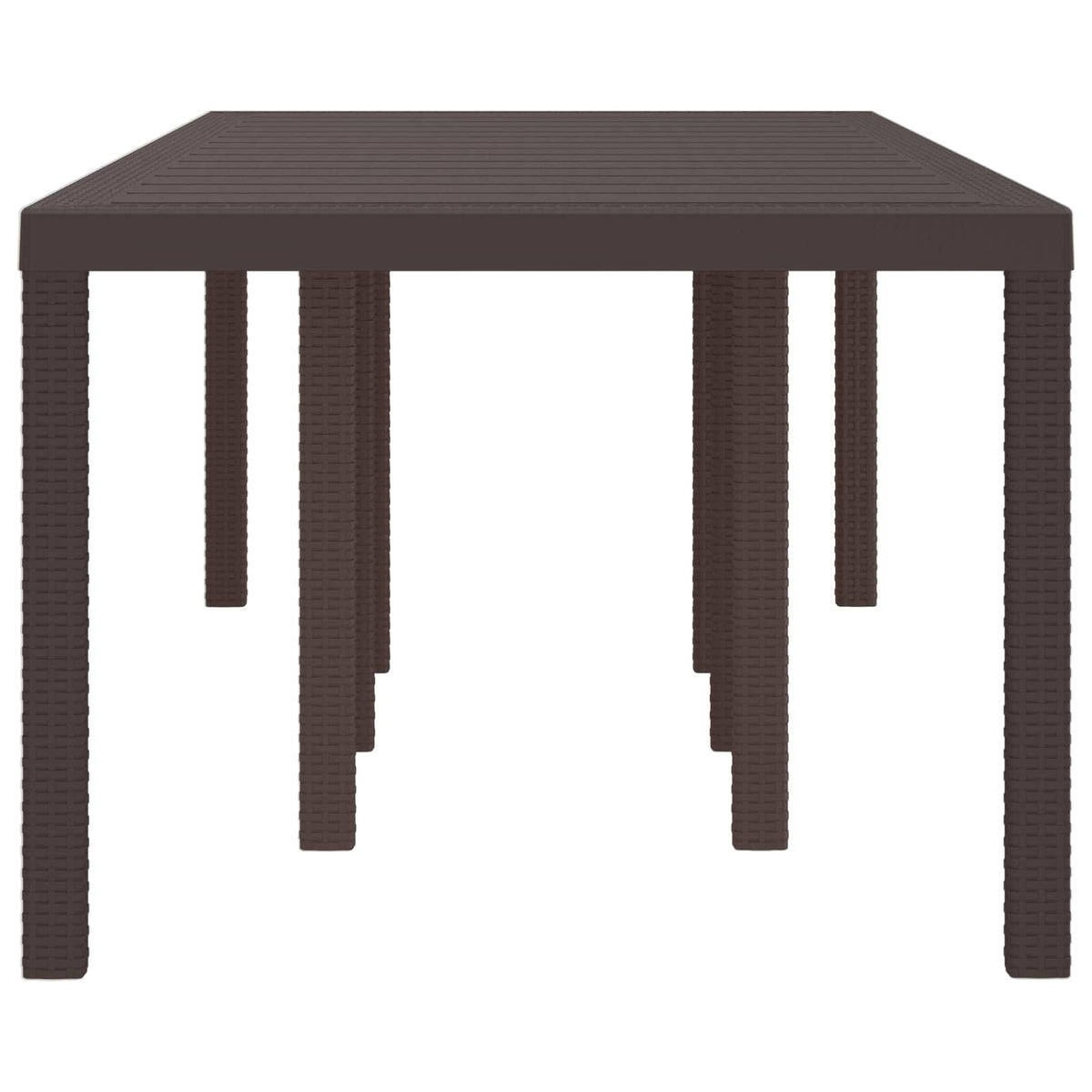 Havemøbel Bord Brun 250 x 100 x 73 cm polyrattan