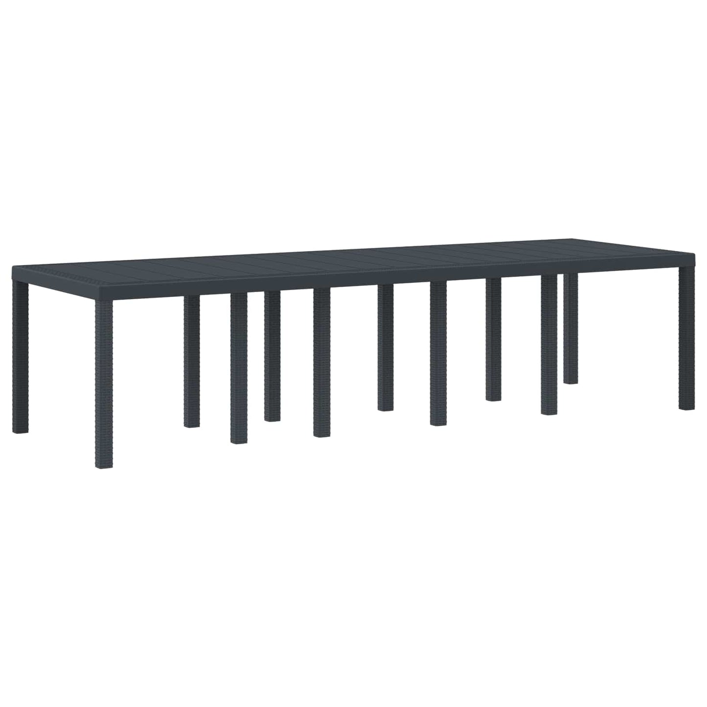 Havemøbel Bord Antracit 300 x 100 x 73 cm polyrattan